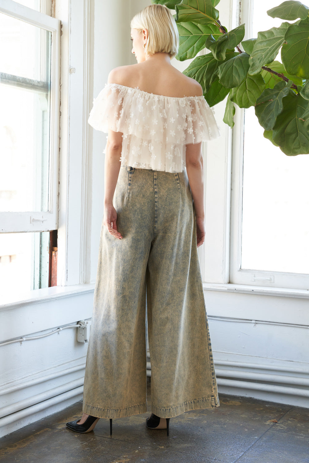 LOVE GALORE EMBELLISHED TOP Flying Tomato